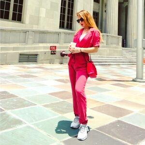 FAVLUX Red Jumpsuit